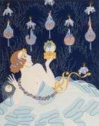 Erte "Stolen Kisses" Signed Limited Edition Serigraph