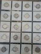 20 silver coin quarters various date