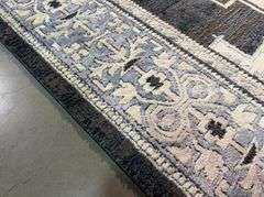 Superb Carved Medallion Design Rug 8x10