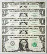 (10) Superb Crisp $1 2021 Star Replacement Notes Dallas-Consecutive!