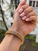 Imperial Amethyst Egg Pendant & Bracelet Set – 24K Gold Accents – Regal Bridal Gift for Her