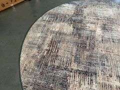 Decorative Modern Round Rug 8x8
