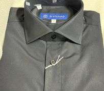 Super Fine Quality Black Color Dress Shirt By Di Stefano