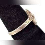 Jesus on The Cross Ring in Sterling Silver .