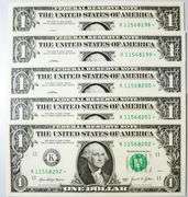 (10) Superb Crisp $1 2021 Star Replacement Notes Dallas-Consecutive!