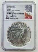 2002 American Silver Eagle, NGC MS69 Early Production