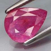 Unbelievable 1.20ct pinkish red Rub -Heated only!