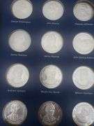 Franklin Mint Presidents Sterling Silver Proof Coins 36 Coins Total