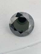 certified 6.19 carats black moissanite
