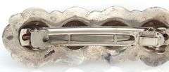 Vintage 925 sterling silver hair barrette clip