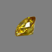 Huge Sparkling 10 Ct VVs1 Lemon Yellow Fire Moissanite Solitaire