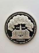 1776-1976 Virginia Bicentennial Sterling Medal