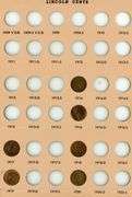 Collection of 19 Different High Grade Lincoln Wheat Cents in Pages: 1914-1933-D