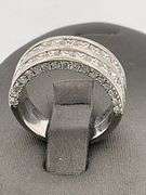 CERTIFIED 18K WHITE GOLD DIAMOND RING / BAND