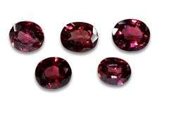 Berry Bright Rhodolite - Lot of 5