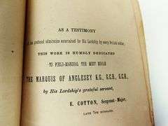 1877 A Voice from Waterloo by Sergeant-Major Cotton