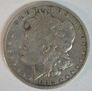 Key date 1882-CC Morgan Silver Dollar in circ