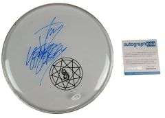 Slipknot Jay Weinberg Signed Custom Framed Drum Head Drumhead Display ACOA