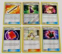 6 Pokémon 2017 Trainer Trade Cards