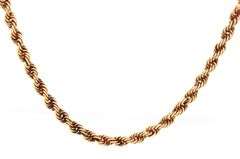 Sturdy Estate 14K YG Rope Necklace