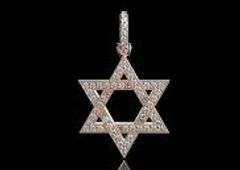 14 KT Yellow Gold Star of David Pendant