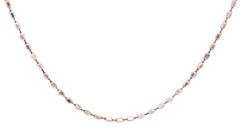 Italian 925 sterling silver beaded chain necklace