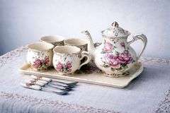 Porcelain Rose Tea Set