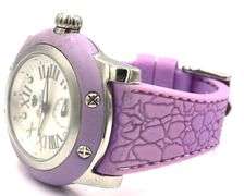 Glam Rock white dial stainless steel watch