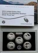 2014 Silver America the Beautiful Proof Set