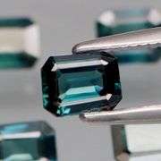 What a unique color palette! 2.22ct set of REAL blue green Australian Sapphires