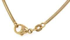 Silky Smooth 14K YG 16" Snake Style Necklace