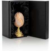 Russian-Style Crystal Egg Trinket Box