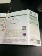 CERTIFIED BRAND NEW 18K ROSE GOLD DIAMOND BRACELET.