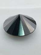 certified 6.19 carats black moissanite