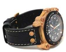 Hamilton Below zero black dial chronograph automatic watch