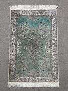 Handmade Abrash Silk Persian Nain 4.5x2.10