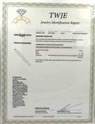 14kt Yellow gold 4.25ctw round brilliant cut diamond tennis necklace