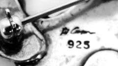 Kit Carson Sterling Rooster Pin