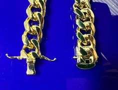 Huge 283.1 Grams 14 Kt Yellow Gold Plate Cuban Curb Link Chain Necklace