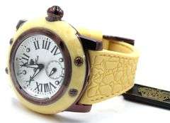 Glam Rock white dial stainless steel watch