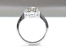 Beautiful 3.25 Ctw White Fire Moissanite Ring