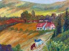 Calm And Peaceful Original By Manor Shadian Manor Shadian Horses in Pasture