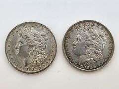 1882-S & 1882-O Morgan Silver Dollars