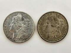 1883 & 1884-O Morgan Silver Dollars