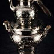 Handcrafted Copper Samovar with Teapot