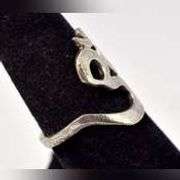 OM Ring in Sterling Silver.