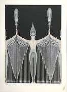 Erte "Les Bijoux de Perle" Signed Limited Edition Serigraph Framed