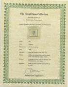 Erte "Chignon" Estate Serigraph with Foil Stamping Framed