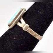 Turquoise Gemstone Ring in Sterling Silver.