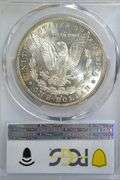 Sparkling-white Gem BU 1880-S Morgan Silver Dollar. PCGS MS65